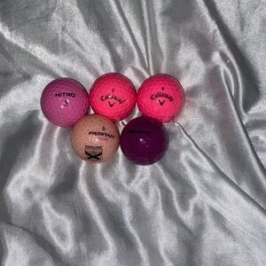 Assorted Women Golf Balls - Pink and Purple 
30 dollars for all 5 golf balls